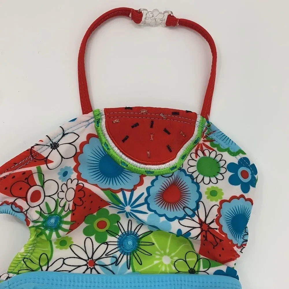 Okie-Dokie Watermelon Swimsuit‎ Sz 12M